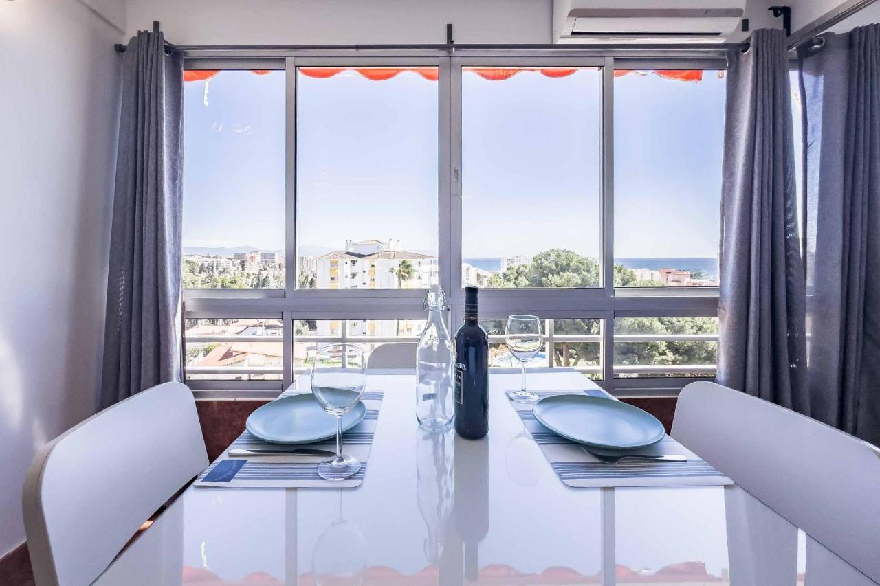 Apartamento Acogedor, Terraza, Piscina Y Mar Benalmádena Esterno foto